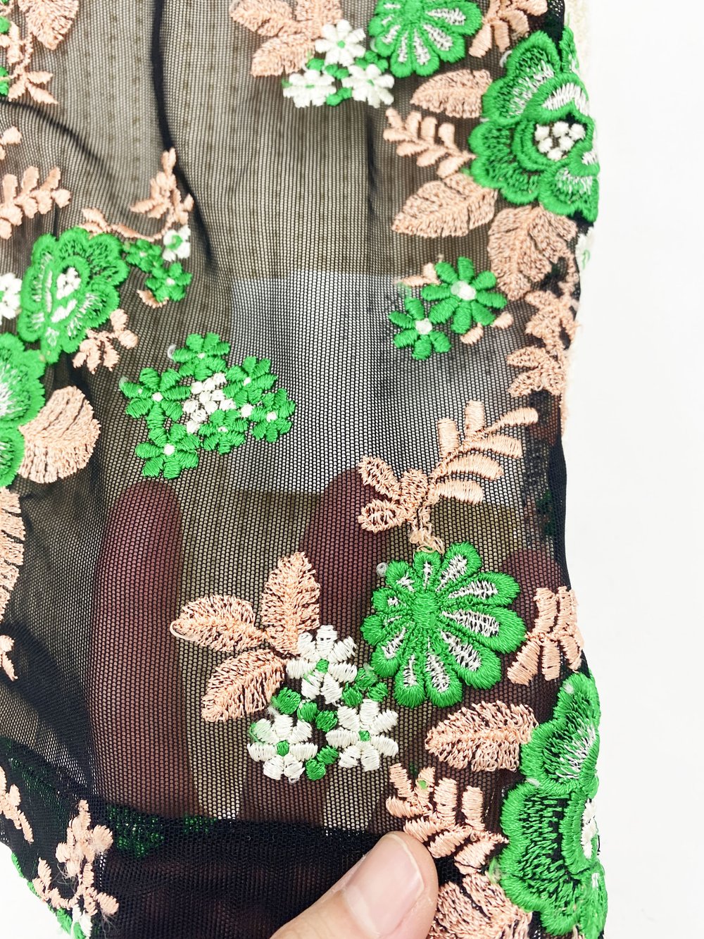 Comme des Garcons 2002 sheer embroidered top — JAMES VELORIA Comme des Garcons 2002 sheer embroidered top — JAMES VELORIA
